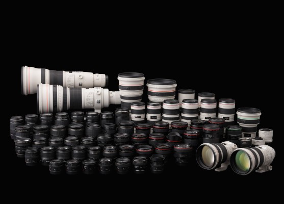 Many camera lenses