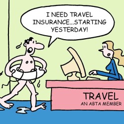 travel insurance, question, urgent, need insurance, cartoon