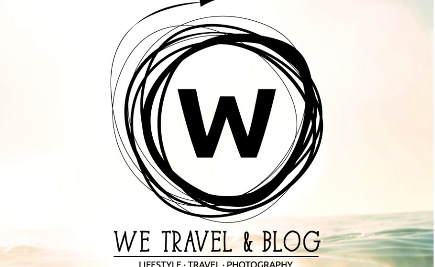 we travel & blog, we travel and blog, wetravelandblog, logo, retro insignia, travel lifestyle photography, travel, lifestyle, photography, logo, W logo, bokeh, ocean,