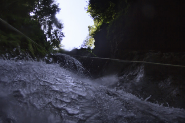 Canyoning Dominican Republic, waterfall, rappelling, fun, adventure