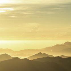 landscape, sunrise, pico duarte, top of the world