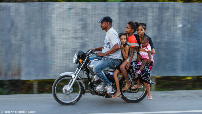 people, group of people, motorcycle, baby