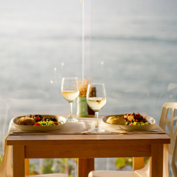 dinner, table for two, yum, food, fine dining