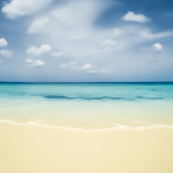 crystal blue, bahia de las aguilas, ocean, beach
