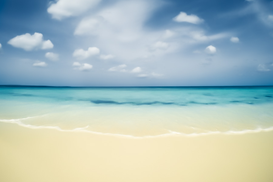 crystal blue, bahia de las aguilas, ocean, beach