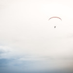 paragliding, parachute, sky, alone, lonely, clouds, flying, evening, https://wetravelandblog.com