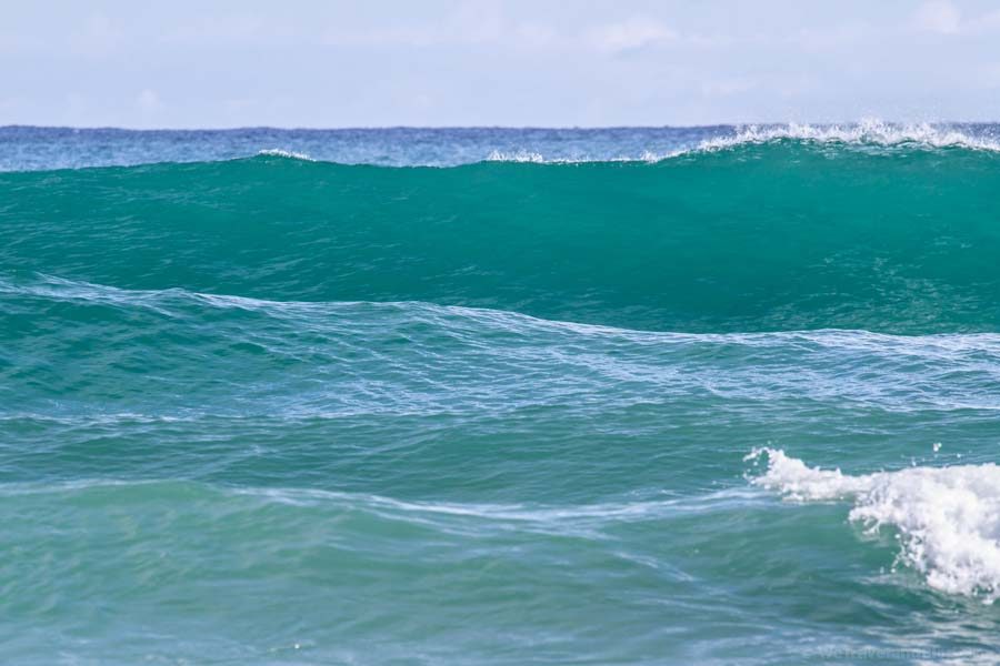 waves, layers, multiple, big, ocean, water